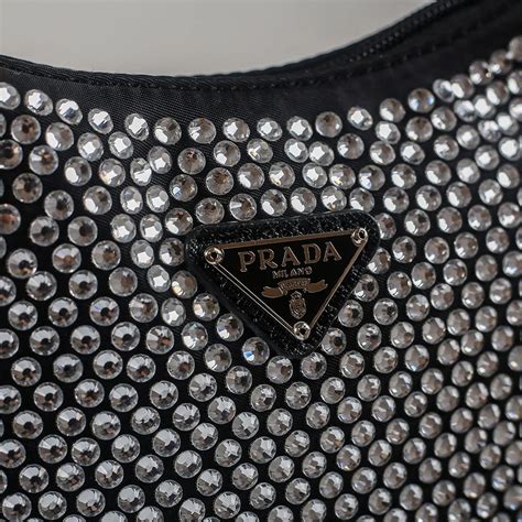 prada hobo diamond